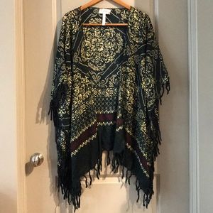 Lightweight Kimono | Knotted Fringe Details